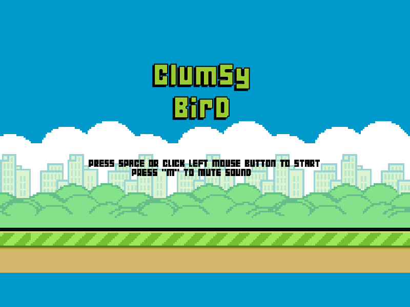 Clumsy Bird cover art — Wasm Arcade