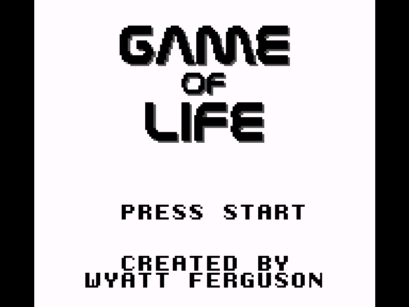 Game of Life (GB) cover art — Wasm Arcade