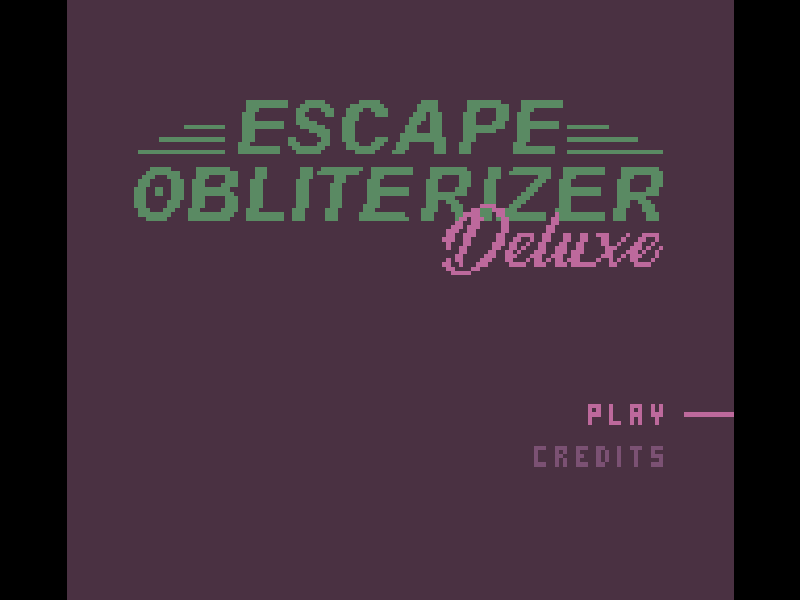 Escape Obliterizer Deluxe cover art — Wasm Arcade