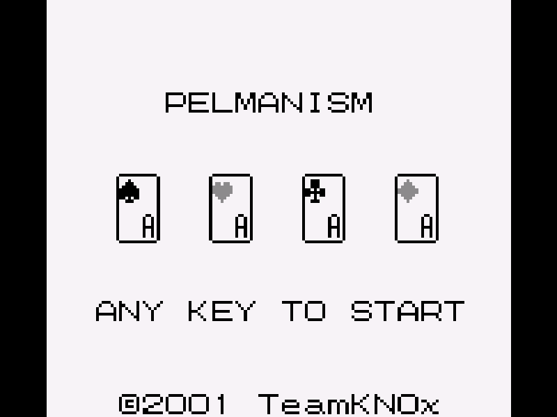 Pelmanism cover art — Wasm Arcade