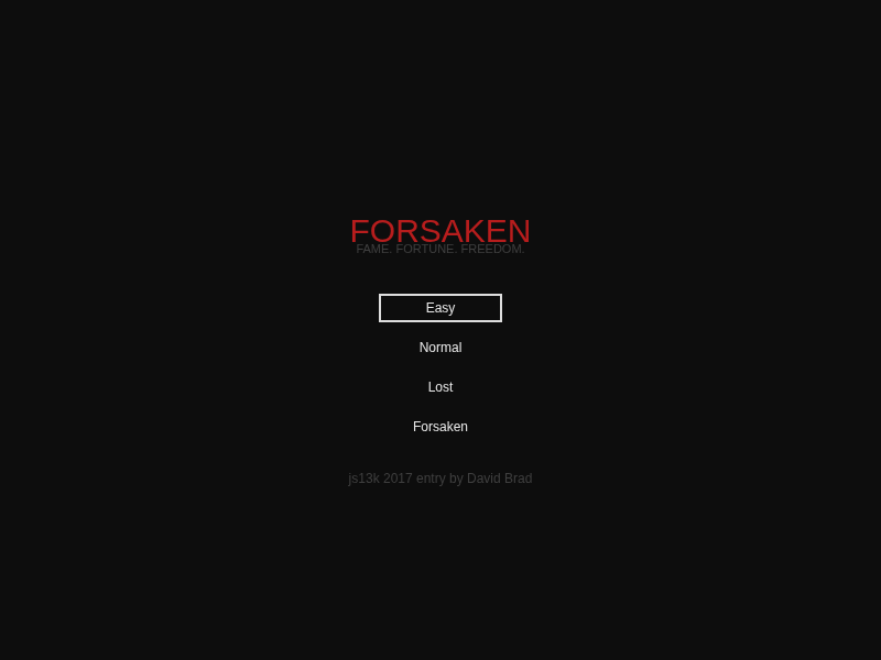 Forsaken cover art — Wasm Arcade