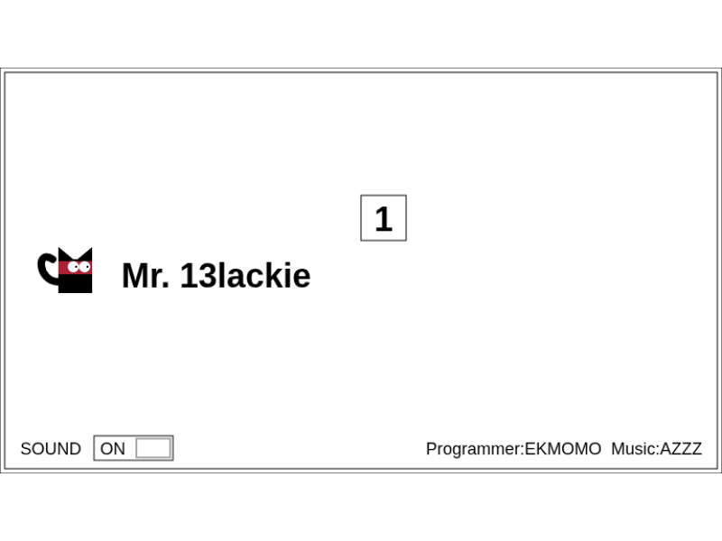 Mr. 13lackie cover art — Wasm Arcade