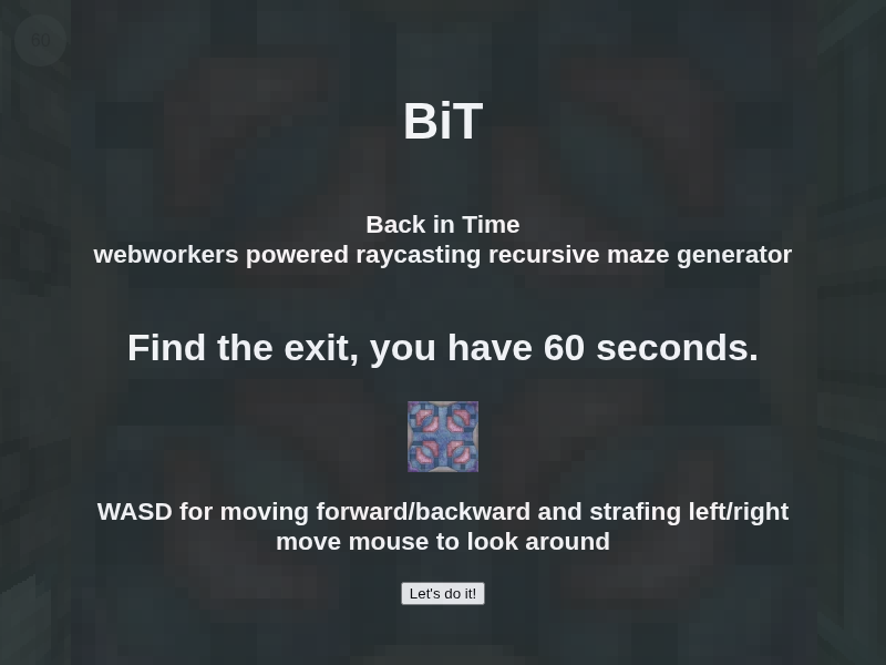 BiT (Back in Time) cover art — Wasm Arcade