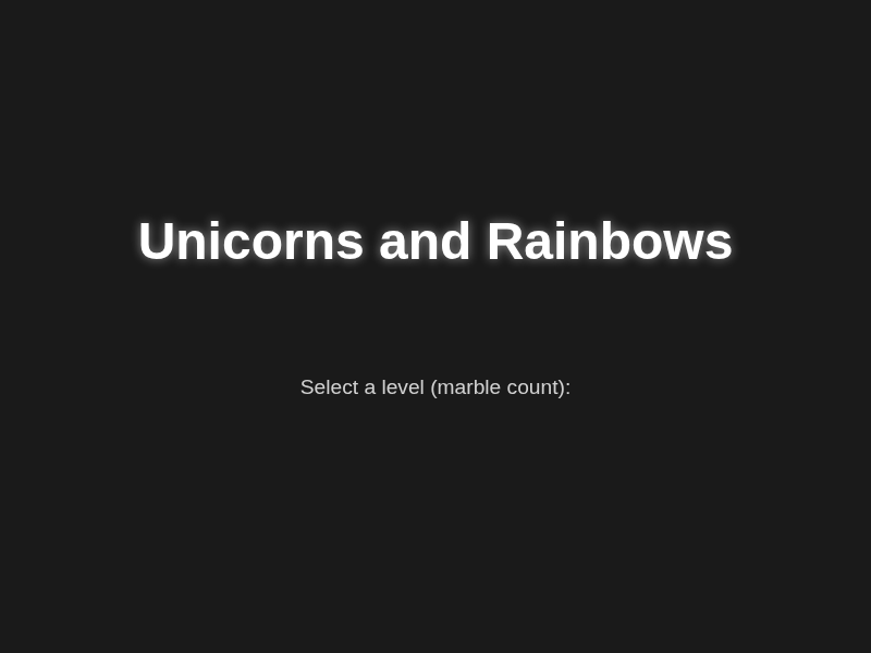 Unicorns and Rainbows cover art — Wasm Arcade