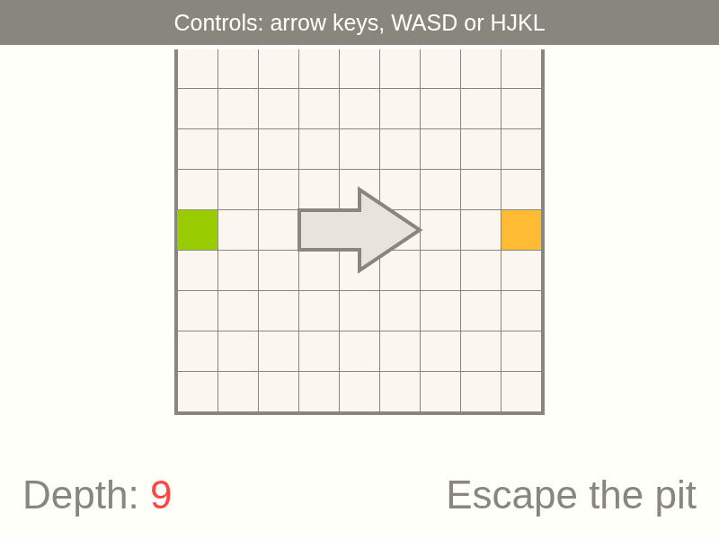 Escape the Pit cover art — Wasm Arcade