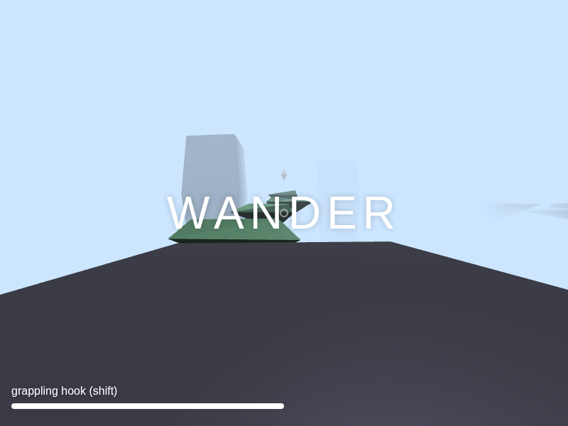 Wander cover art — Wasm Arcade