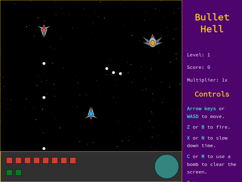 Bullet Hell cover art — Wasm Arcade