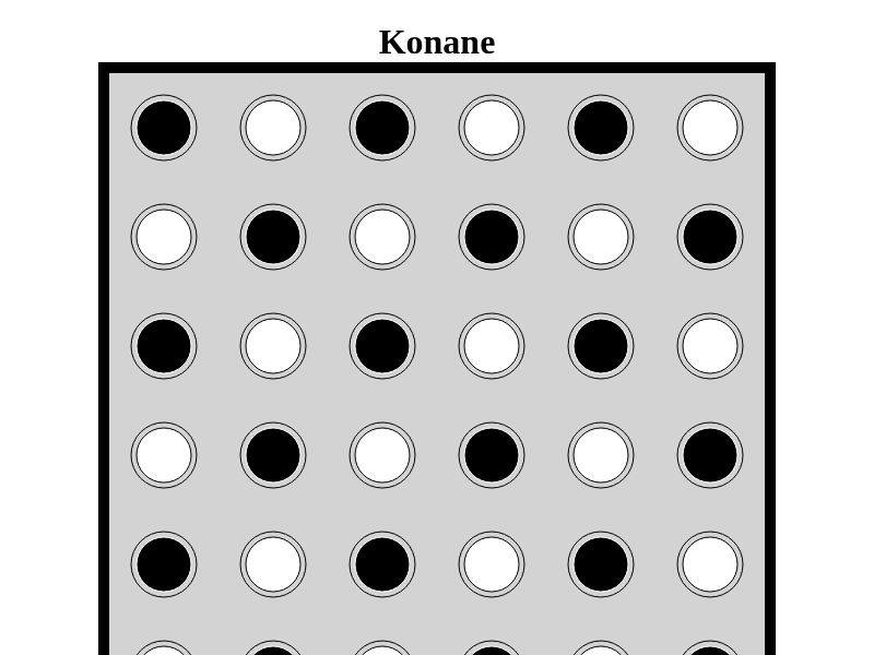Konane cover art — Wasm Arcade