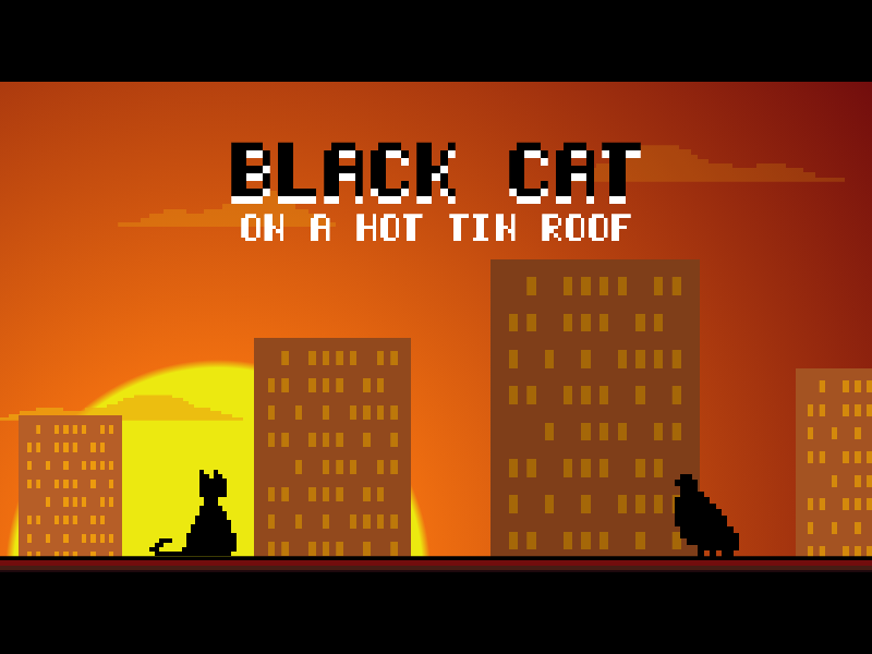 Black Cat on a Hot Tin Roof cover art — Wasm Arcade