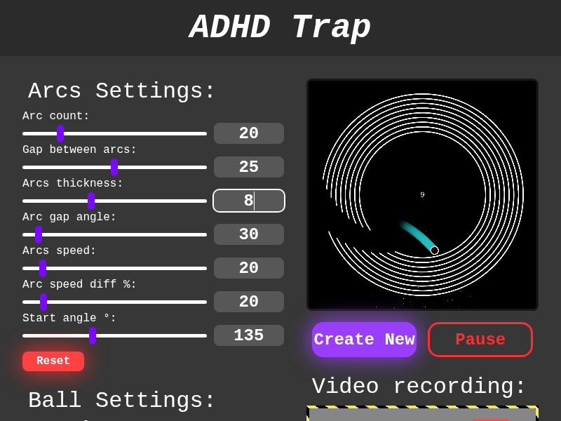 ADHD Trap cover art — Wasm Arcade