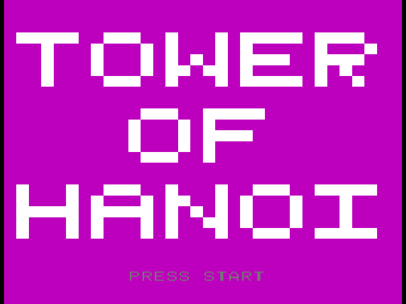 Tower of Hanoi cover art — Wasm Arcade