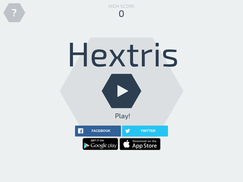 Hextris cover art — Wasm Arcade