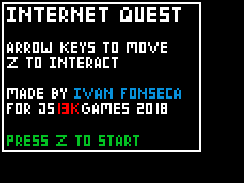 Internet Quest cover art — Wasm Arcade