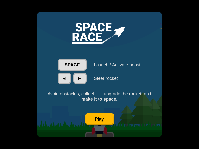 Space Race cover art — Wasm Arcade