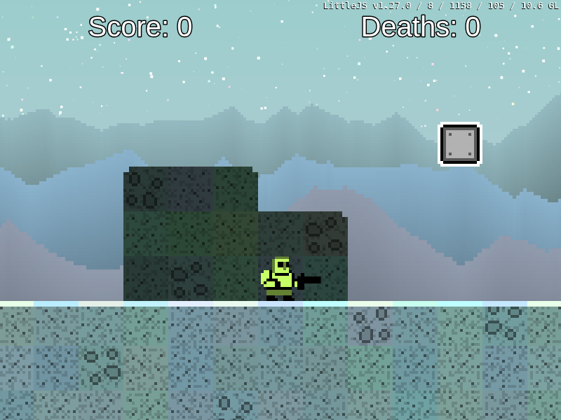 LittleJS Platformer cover art — Wasm Arcade
