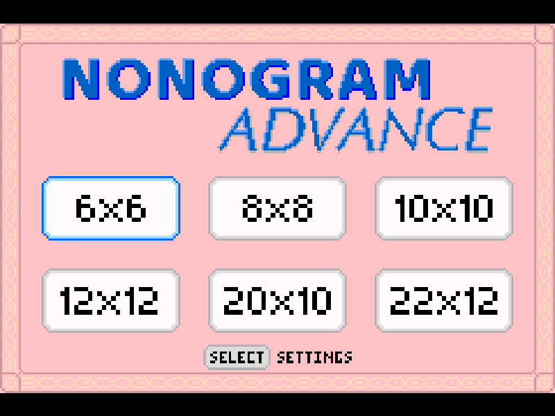 Nonogram Advance cover art — Wasm Arcade