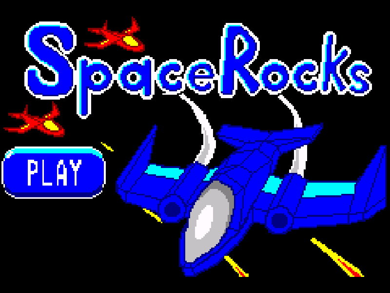 SpaceRocks cover art — Wasm Arcade