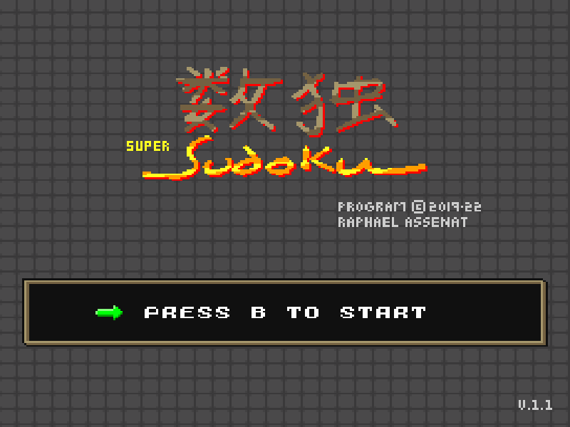 Super Sudoku cover art — Wasm Arcade