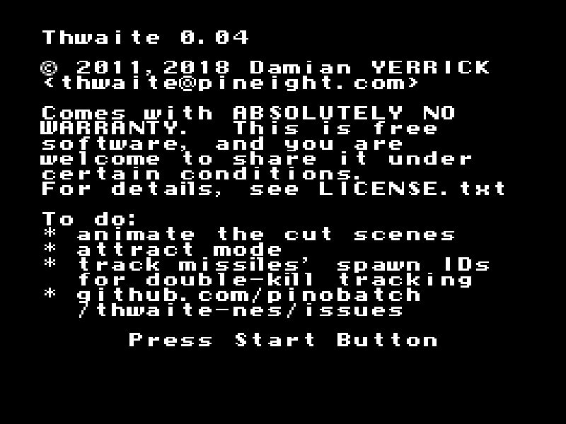 Thwaite cover art — Wasm Arcade